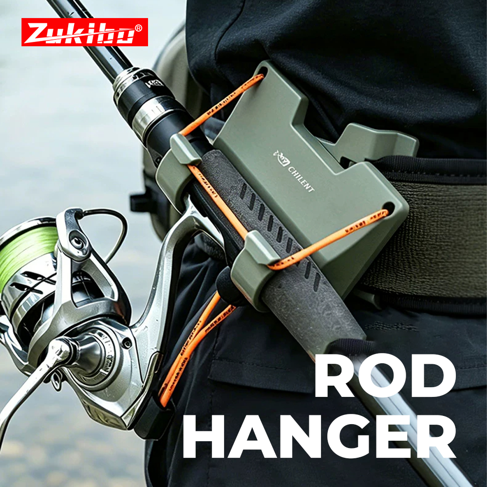 Fishing Rod Fly - ZUKIBO Portable Fishing Rod Holder Belt