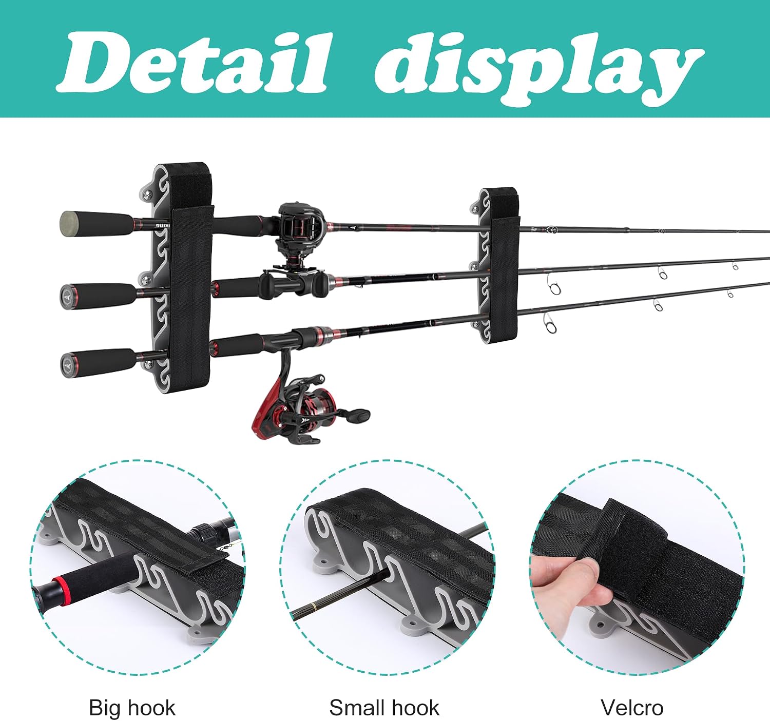 RunNico 2 pack Boating Vertica - Fishing Rod Rack avaliação e preço