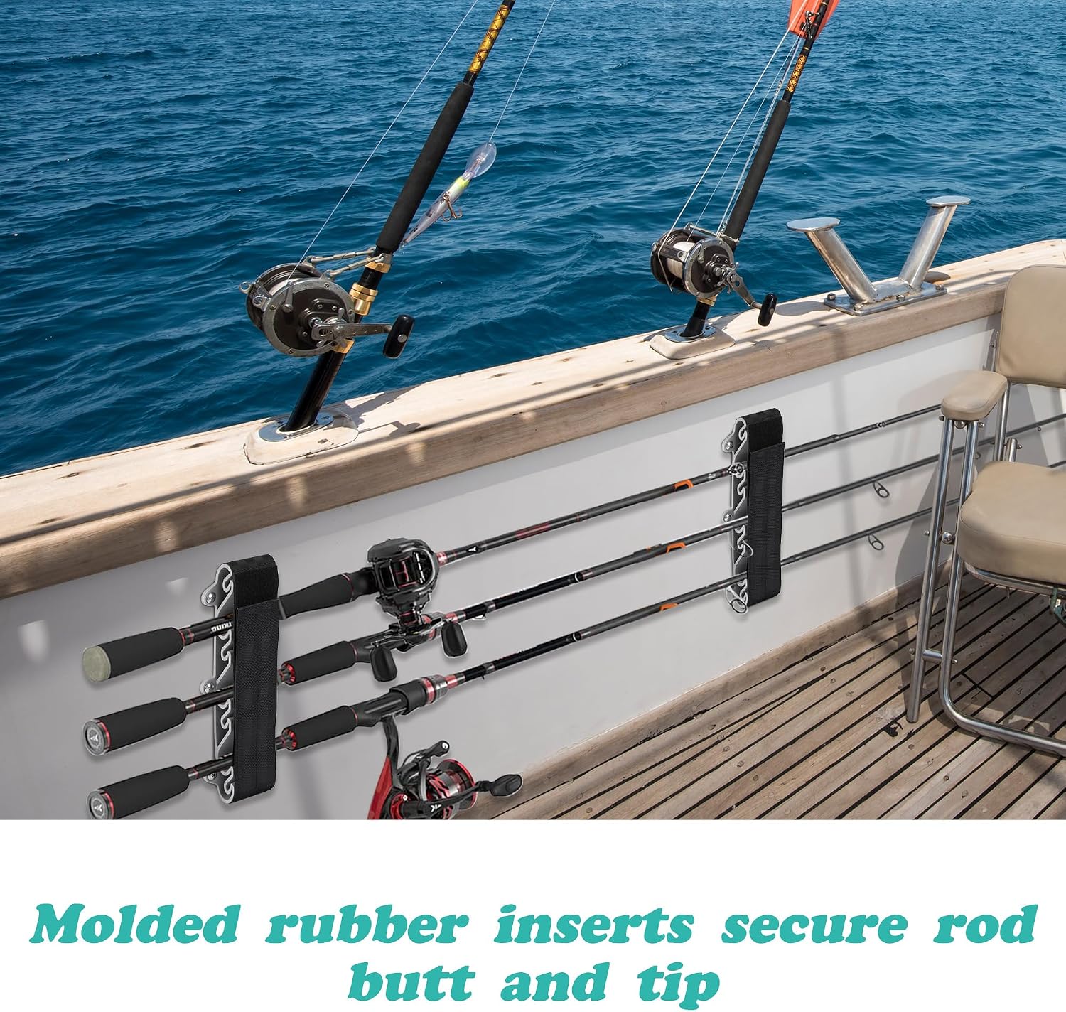 RunNico 2 pack Boating Vertica - Fishing Rod Rack avaliação e preço