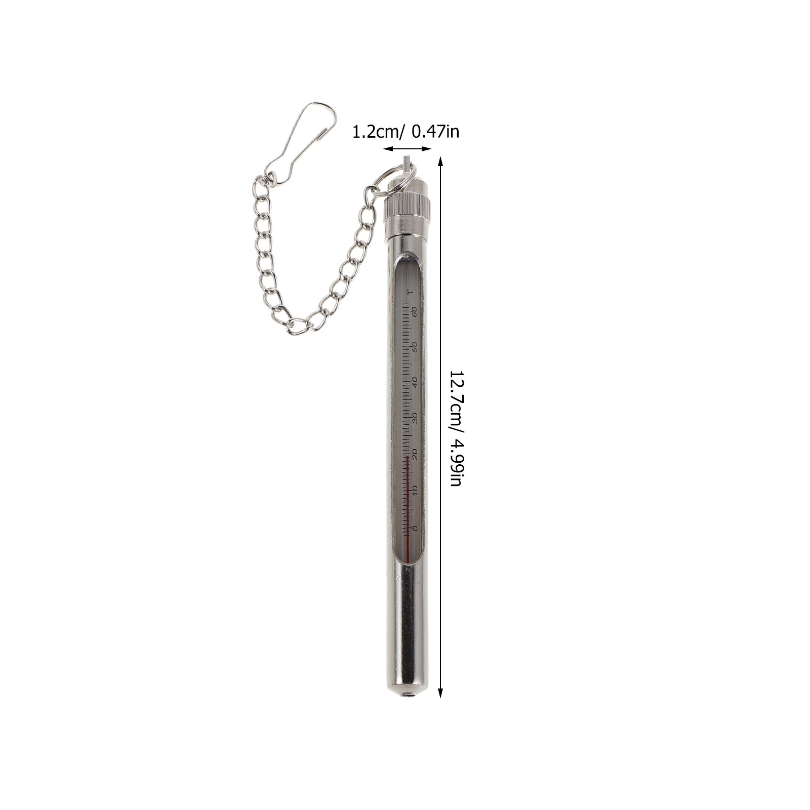 Metal Fishing Thermometer for  - Fishing Rod Fly avaliação e preço