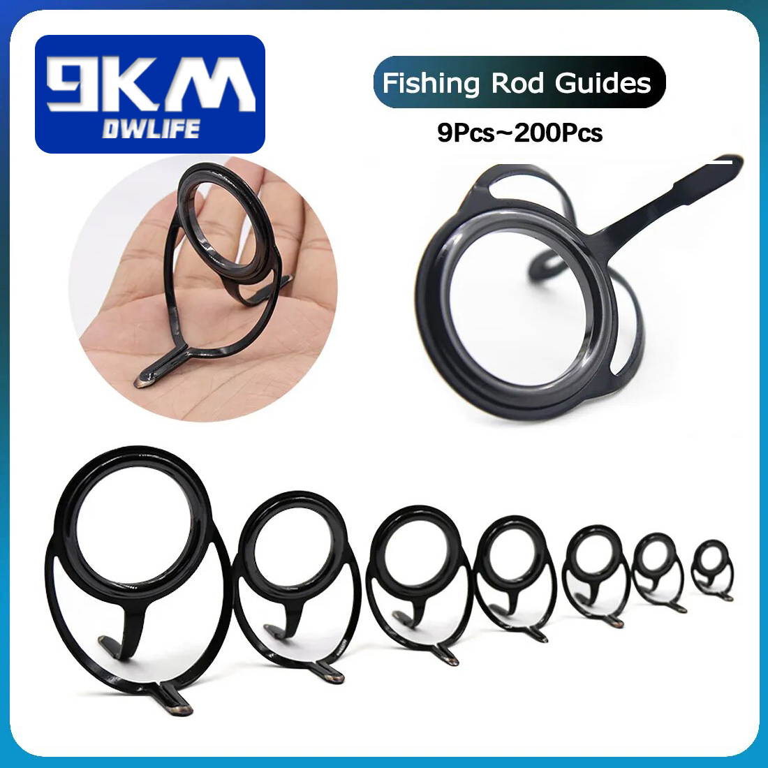 Fishing Rod Repair Kit Spinnin - Fishing Rod Guide Replacement avaliação e preço
