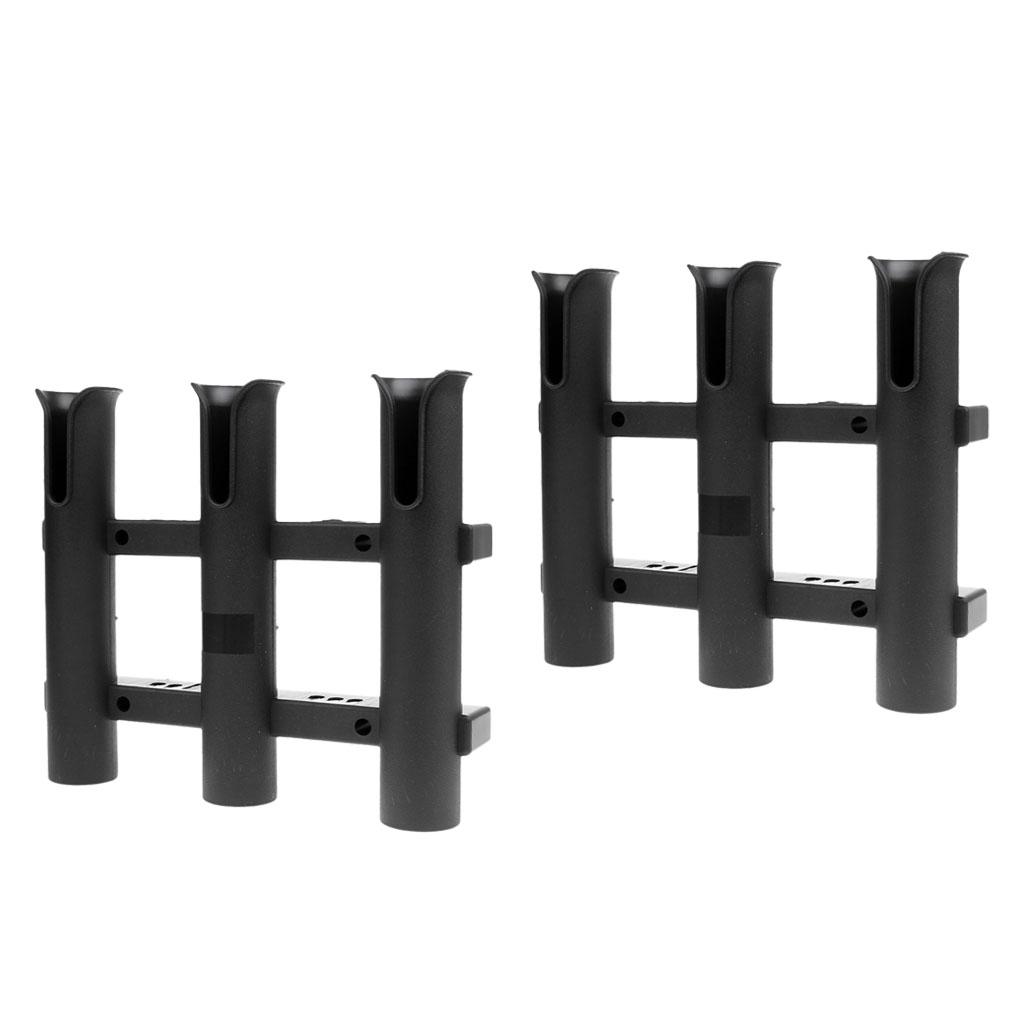Black PP Fishing Rod Holder Ra - Fishing Rod Rack avaliação e preço