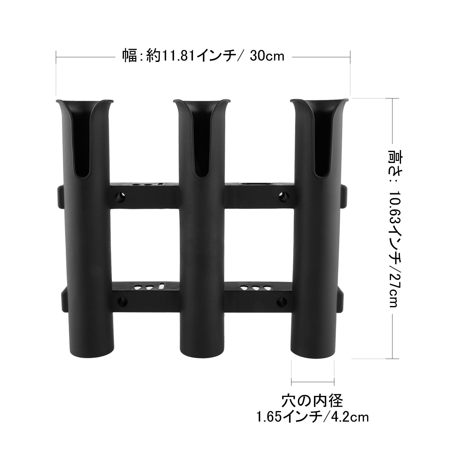 Black PP Fishing Rod Holder Ra - Fishing Rod Rack avaliação e preço