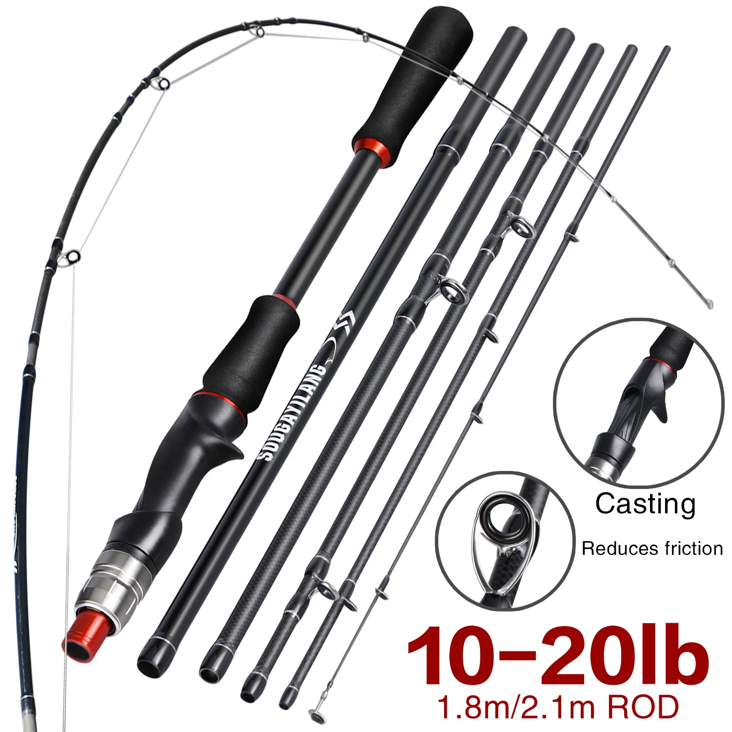 Sougayilang Lure Fishing Rod 1 - Fishing Rod Surf avaliação e preço