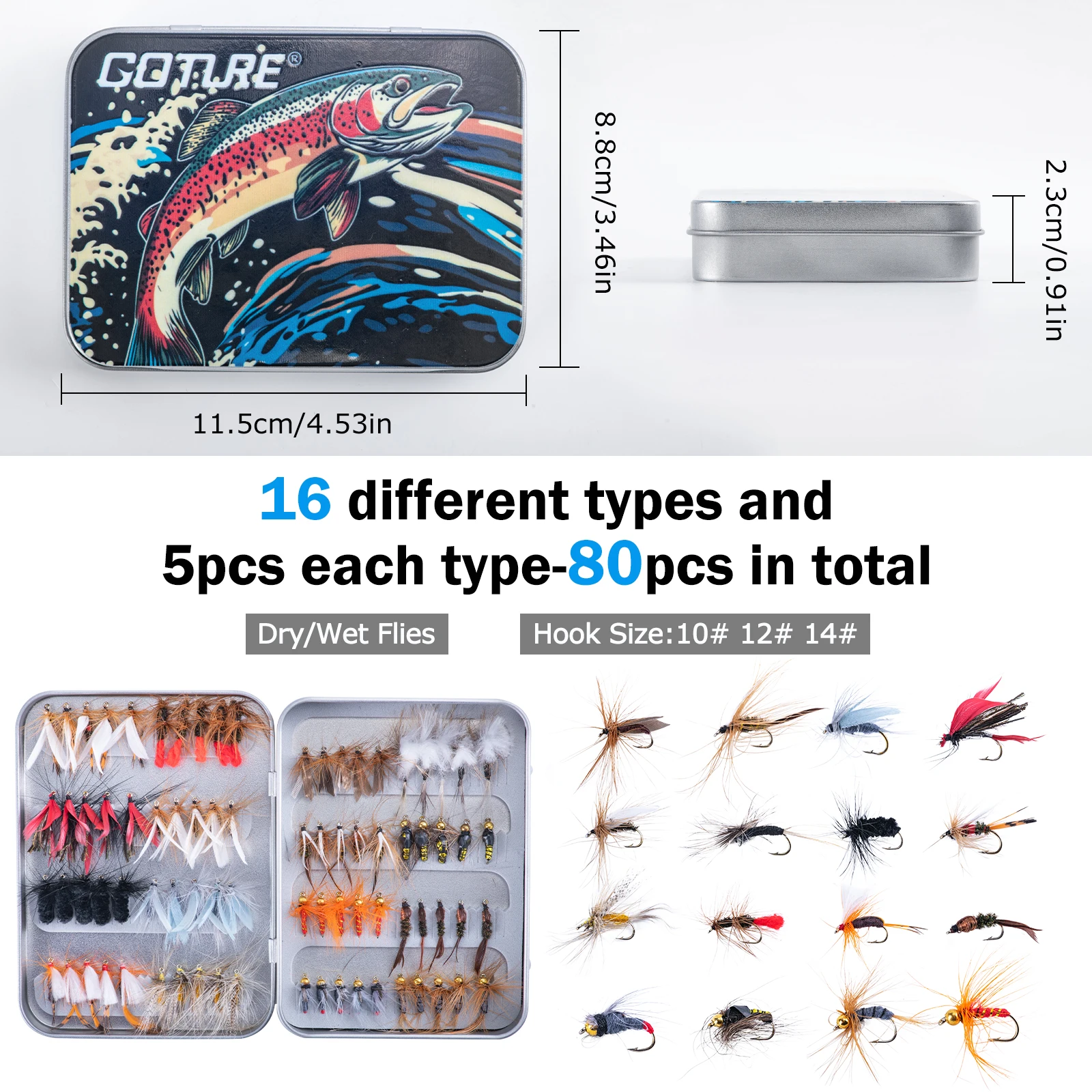 Goture Fly Fishing Rod and Ree - Fishing Rod Fly avaliação e preço