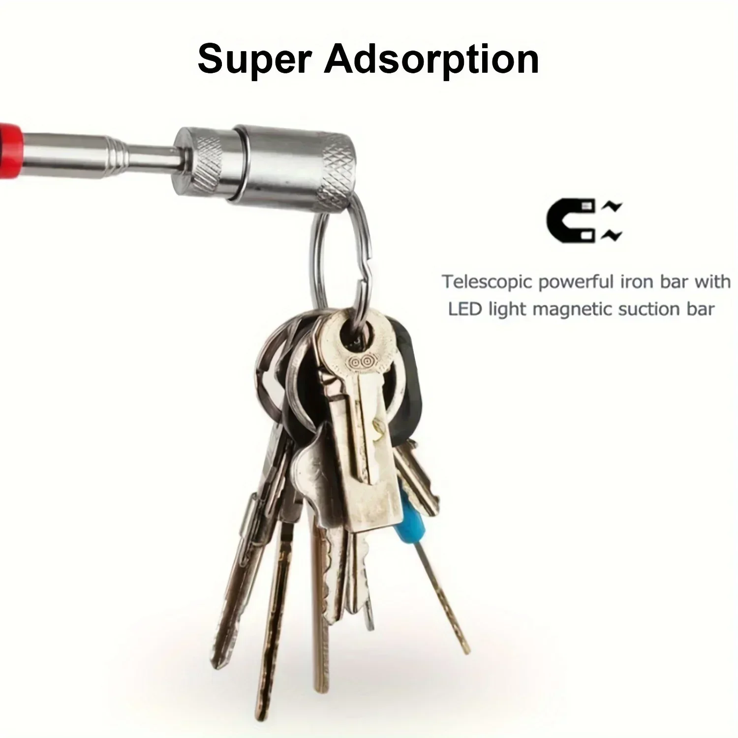 Telescopic Magnetic Pen Extend - Fishing Rod Travel avaliação e preço