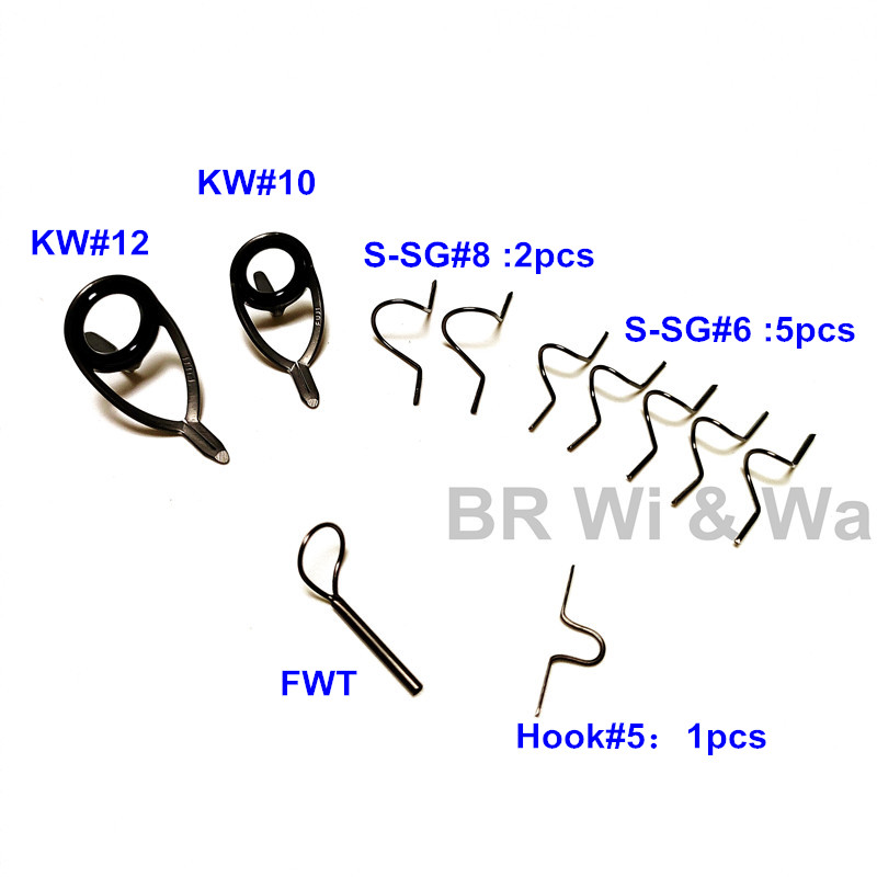 Fly Fishing Rod Guide Set, Alc - Fishing Rod Guide Replacement avaliação e preço
