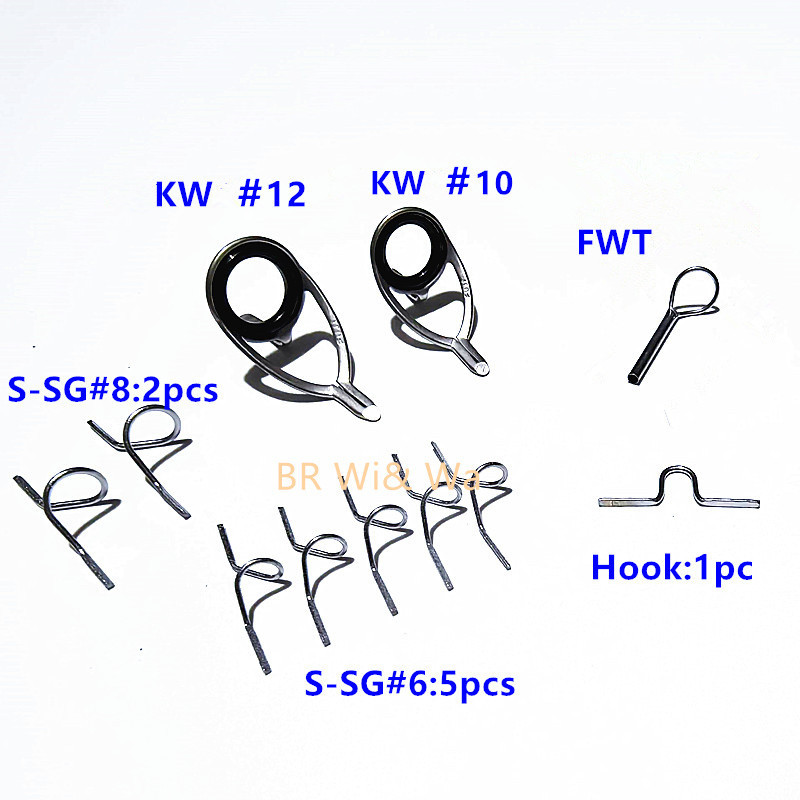 Fly Fishing Rod Guide Set, Alc - Fishing Rod Guide Replacement avaliação e preço