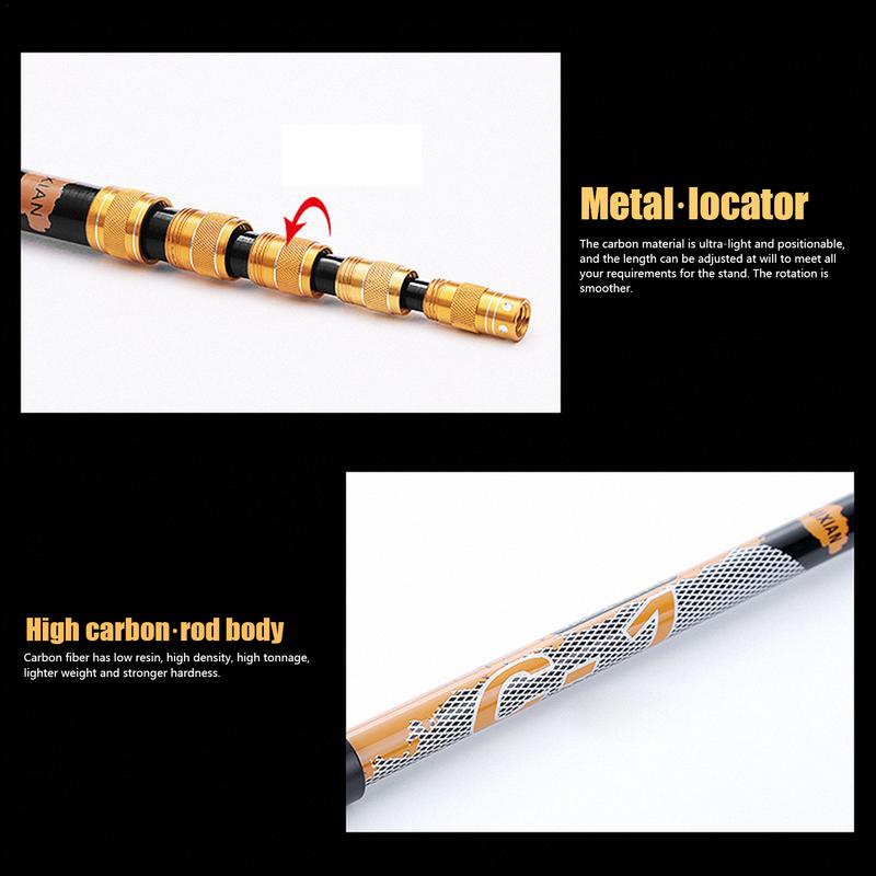 Fishing Pole Holders 360 Degre - Fishing Rod Carbon Fiber avaliação e preço