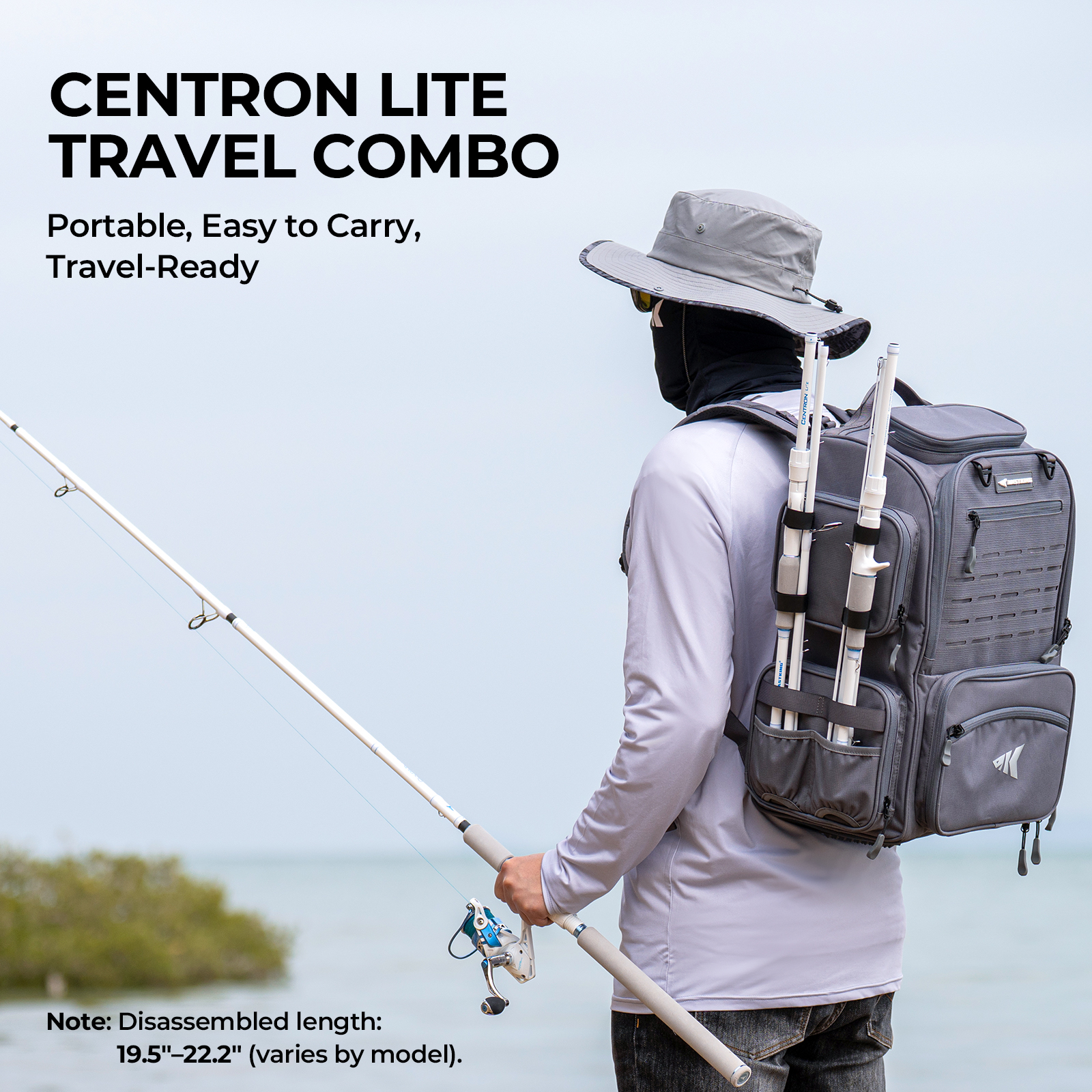KastKing Centron Lite Travel S - Fishing Rod Combo avaliação e preço