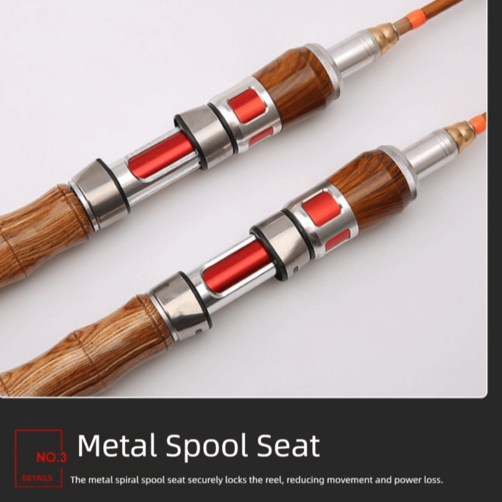 4 Sections Spinning Fishing Ro - Fishing Rod Carbon Fiber avaliação e preço