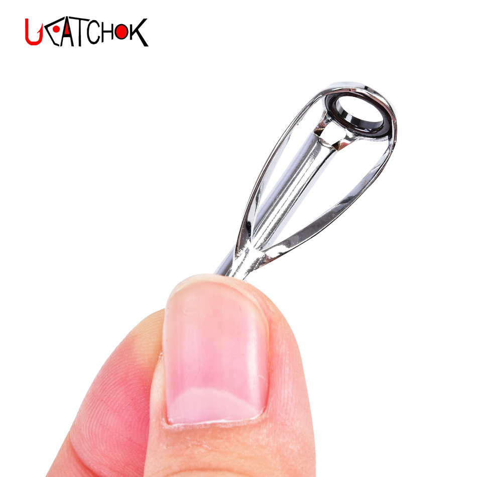 10pcs/pack top guide enhanced  - Fishing Rod Guide Replacement avaliação e preço