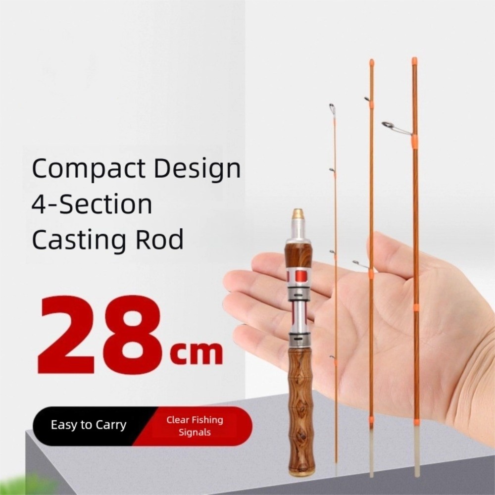 4 Sections Spinning Fishing Ro - Fishing Rod Ice avaliação e preço