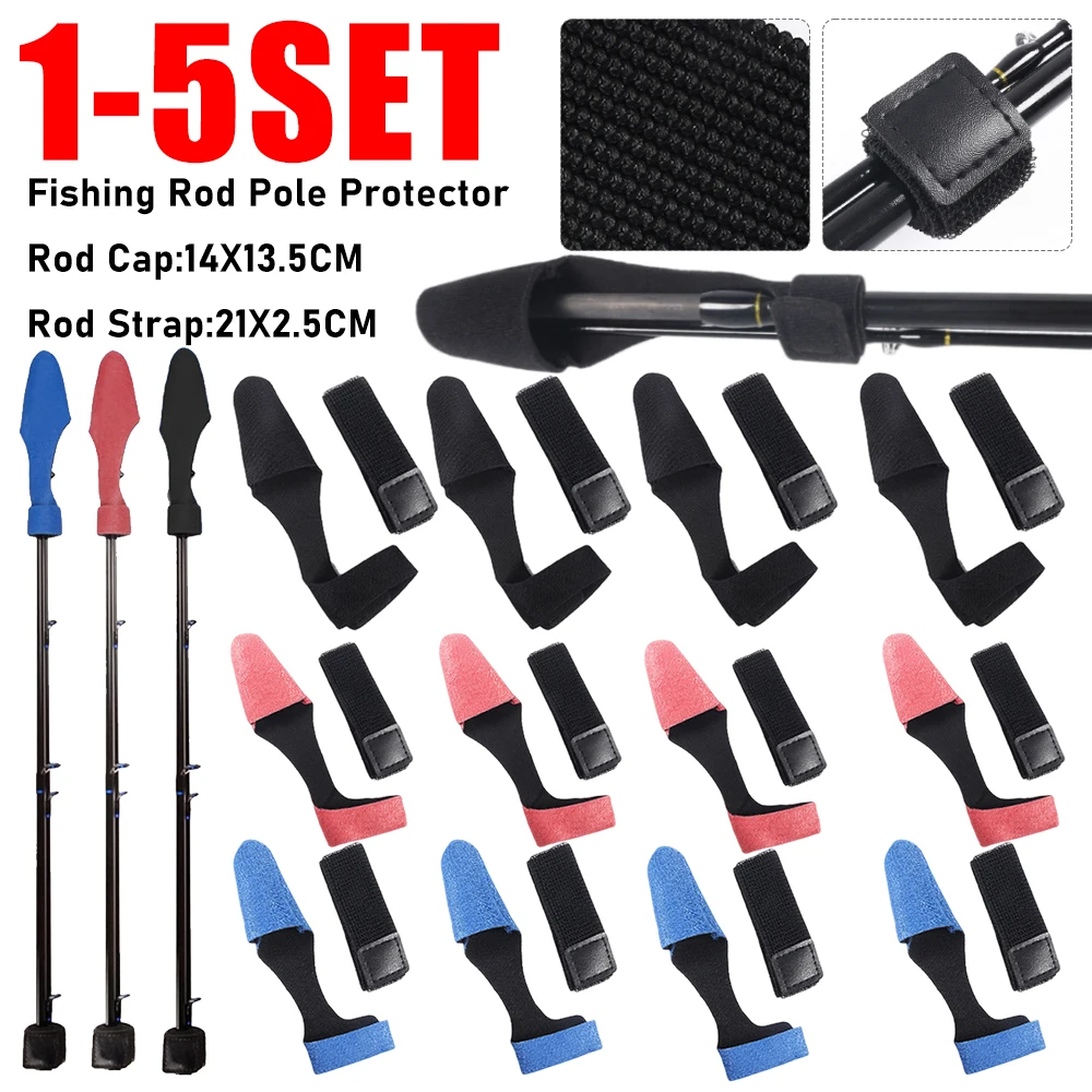 1-5SET Fishing Rod Tie Holder  - Fishing Rod Case avaliação e preço