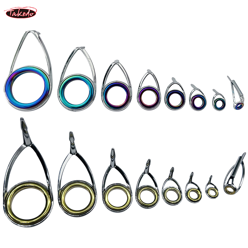 TAKEDO TN75-1 5sets Spinning M - Fishing Rod Guide Replacement avaliação e preço