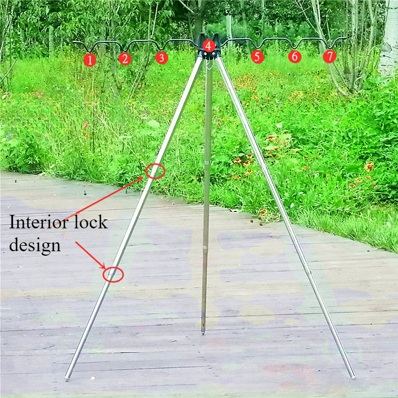 1PC Fishing Sea Rod Bracket Al - Fishing Rod Casting avaliação e preço
