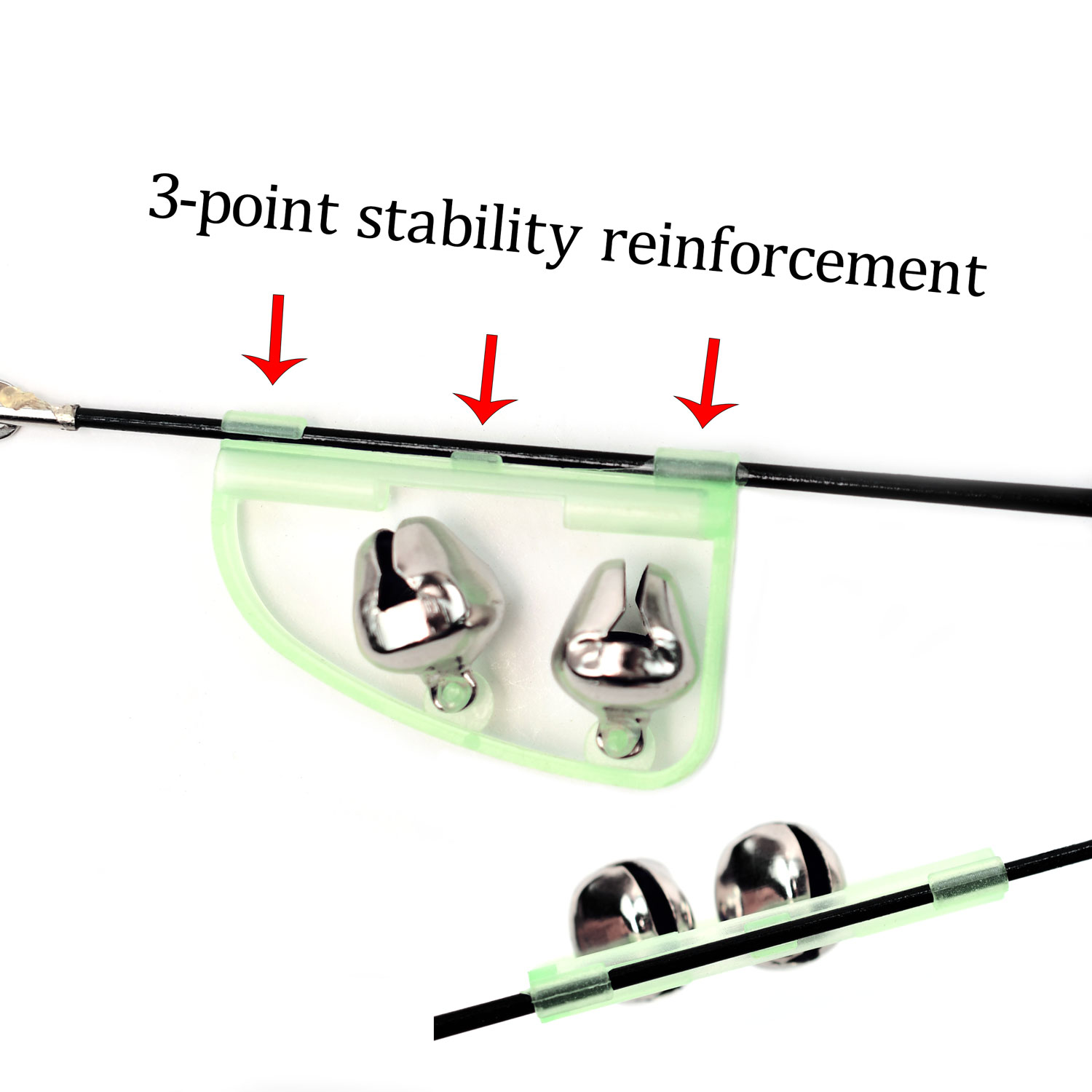 Topranc Double Bells Fishing B - Fishing Rod Casting avaliação e preço