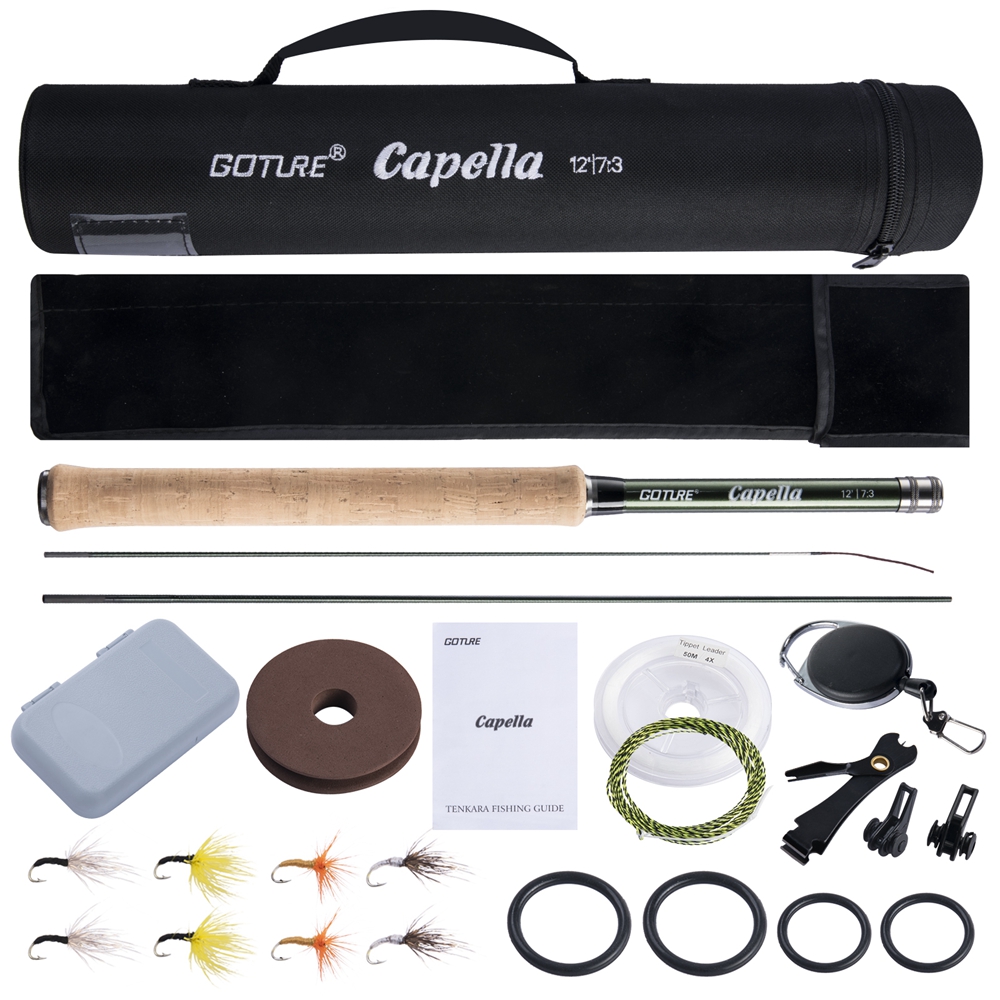 Goture Tenkara Fly Fishing Rod - Fishing Rod Carbon Fiber avaliação e preço