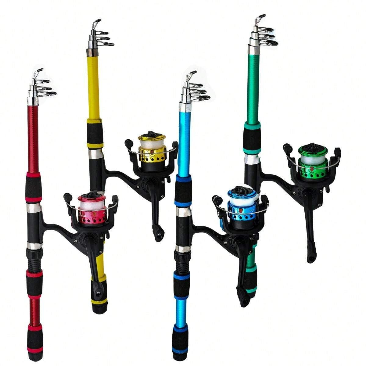 Fishing Pole Set Full Kits Wit - Fishing Rod Combo avaliação e preço