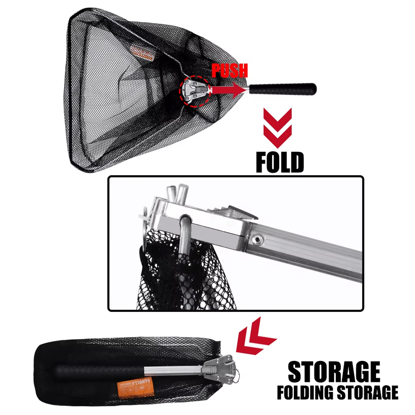 CAZULO Folding convenient fish - Fishing Rod Fly avaliação e preço
