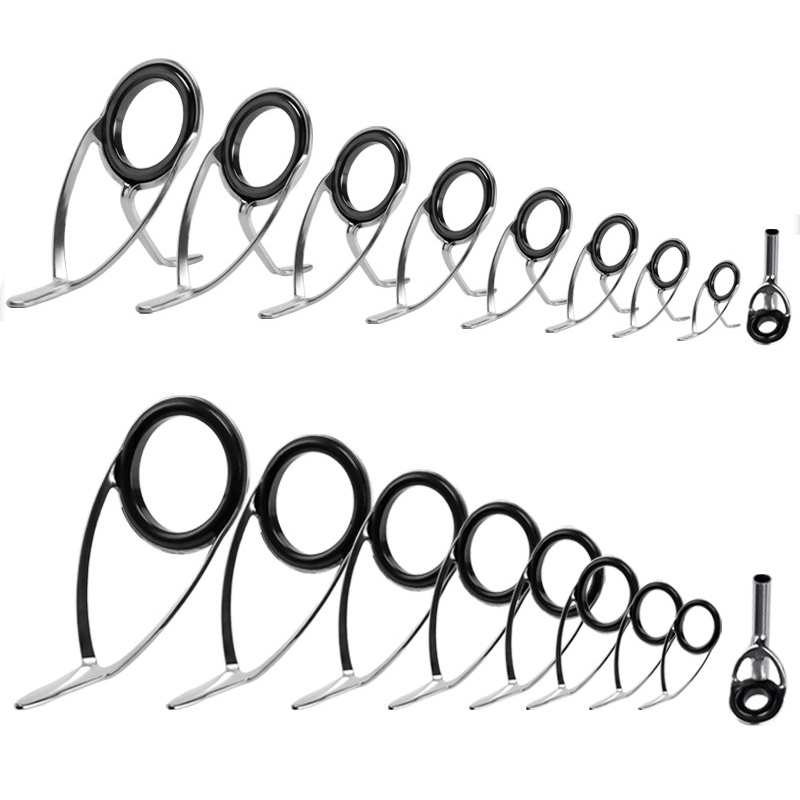 9Pcs Fishing Rod Guides Ring R - Fishing Rod Guide Replacement avaliação e preço