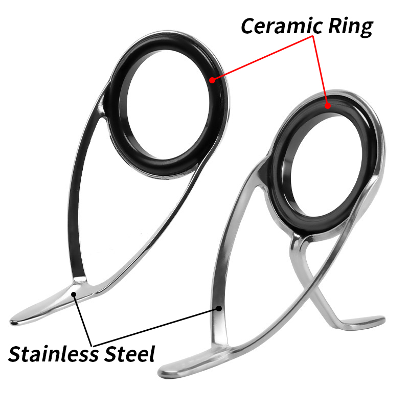 9Pcs Fishing Rod Guides Ring R - Fishing Rod Guide Replacement avaliação e preço