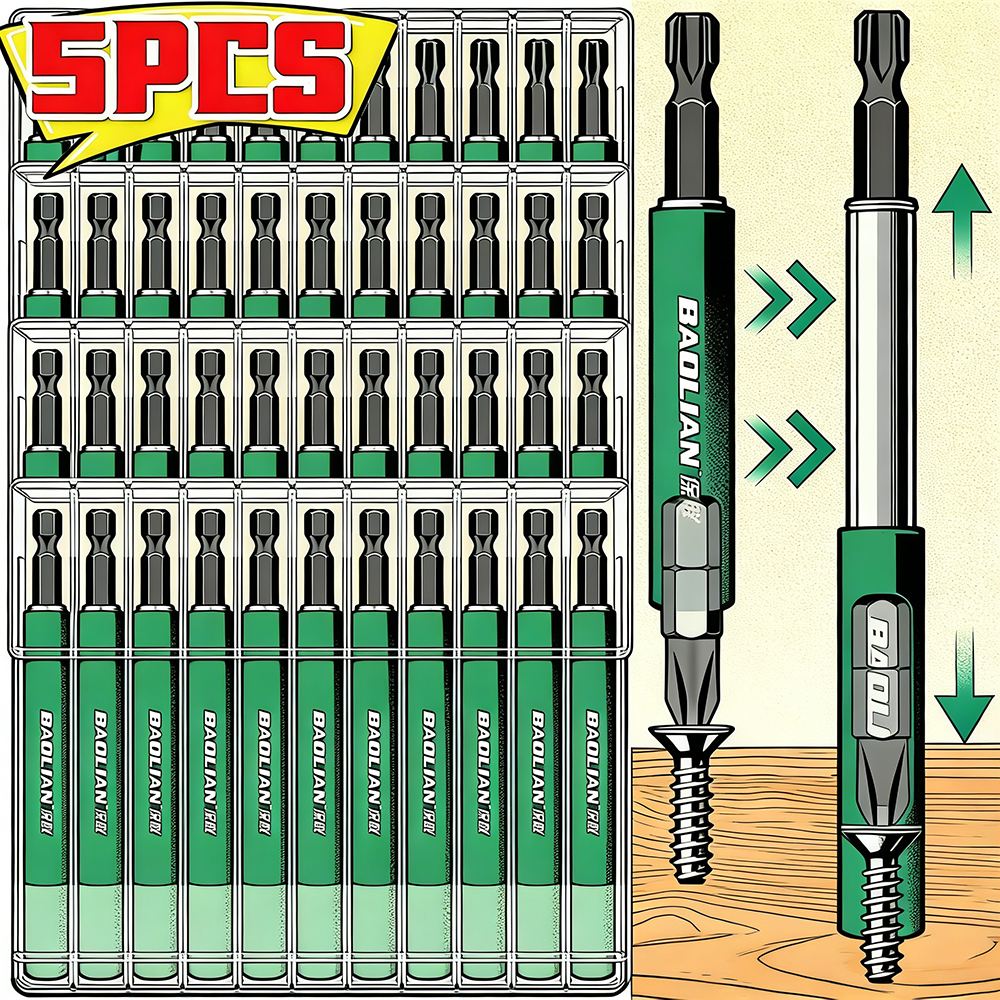1/5Pcs Magnetic Screwdriver Te - Fishing Rod Telescopic avaliação e preço