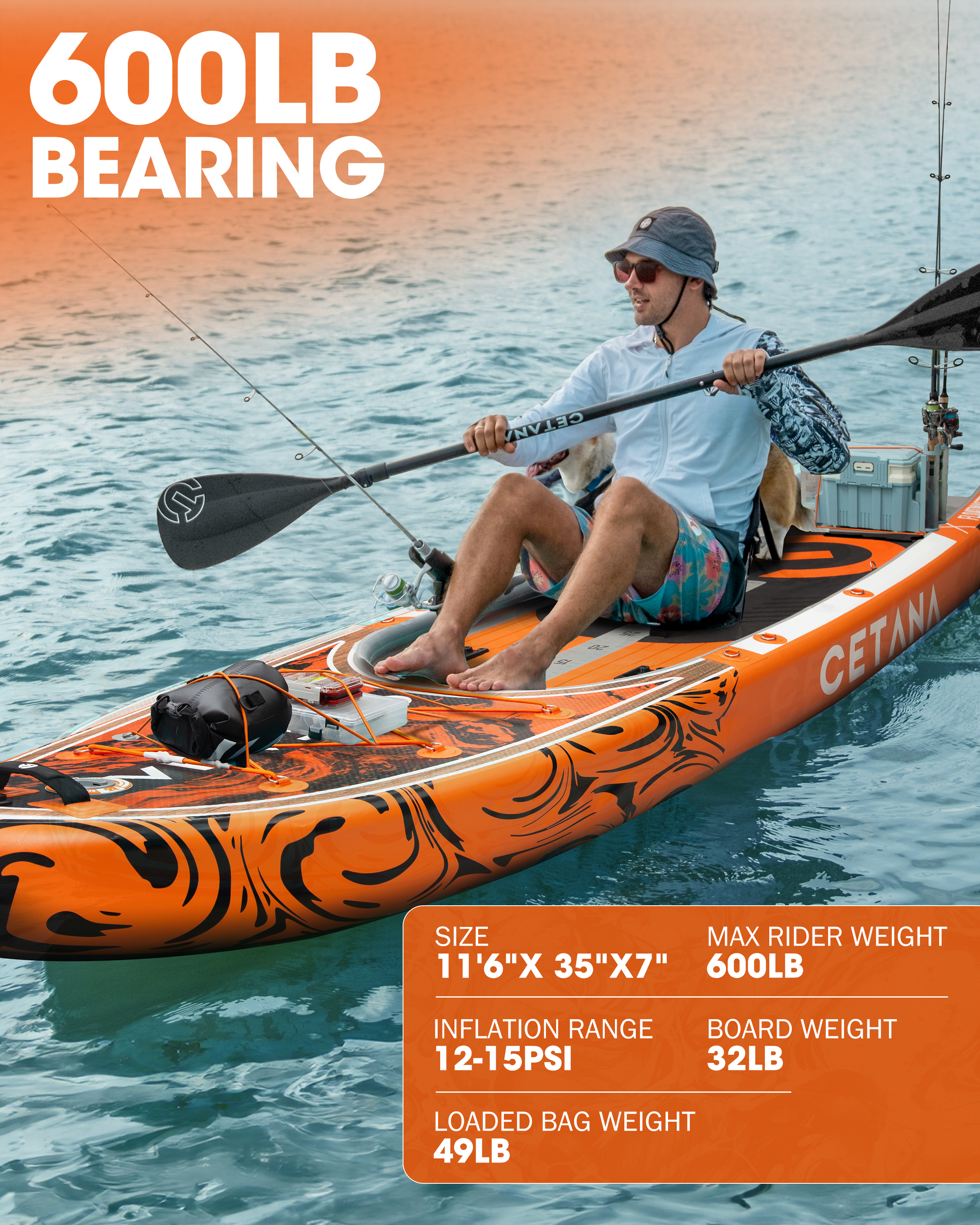 China Factory Inflatable Boat  - Fishing Rod Holder avaliação e preço