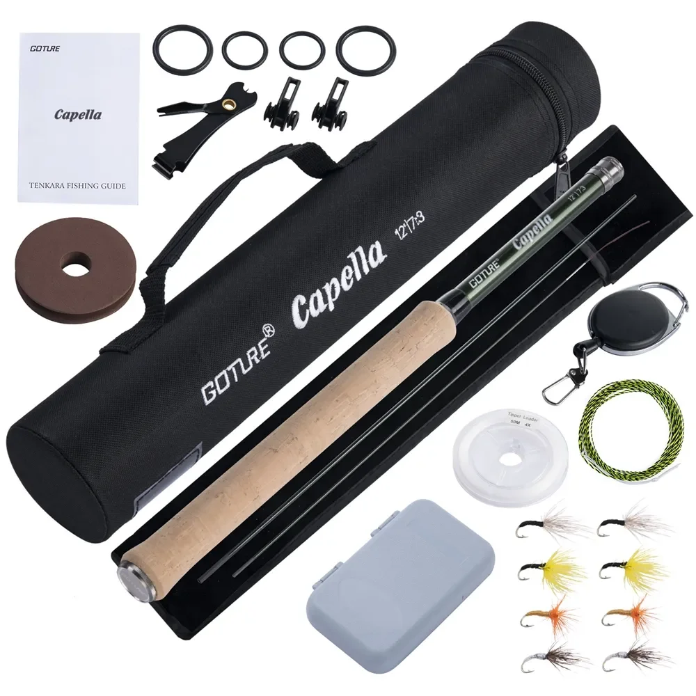 Goture 12FT Classical Tenkara  - Fishing Rod Combo avaliação e preço